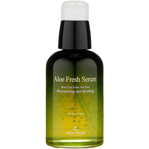 The Skin House Aloe Fresh Serum Увлажняющая и успокаивающая сыворотка для лица с экстрактом алоэ, 50 мл