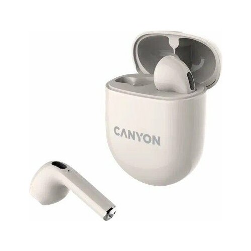 Наушники Canyon TWS-6 бежевый 206400₽