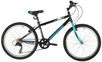 Подростковый BMX велосипед Foxx Mango 24 (2021) черный 12" (требует финальной сборки)