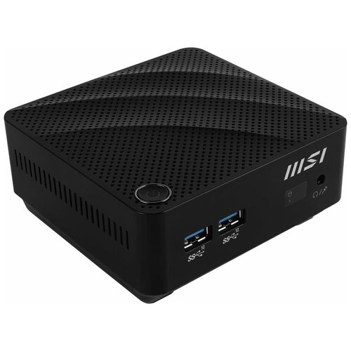 Неттоп MSI Cubi N JSL-043BRU, Intel Pentium Silver N6000, Intel UHD Graphics, noOS, черный [936-b0a111-043]