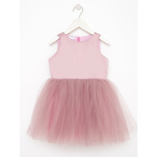фото Платье minaku, размер 140 см, розовый