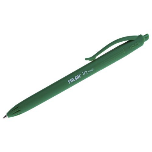 MILAN Ручка шариковая P1 Touch, 1 мм, зеленый цвет чернил, 1 шт.