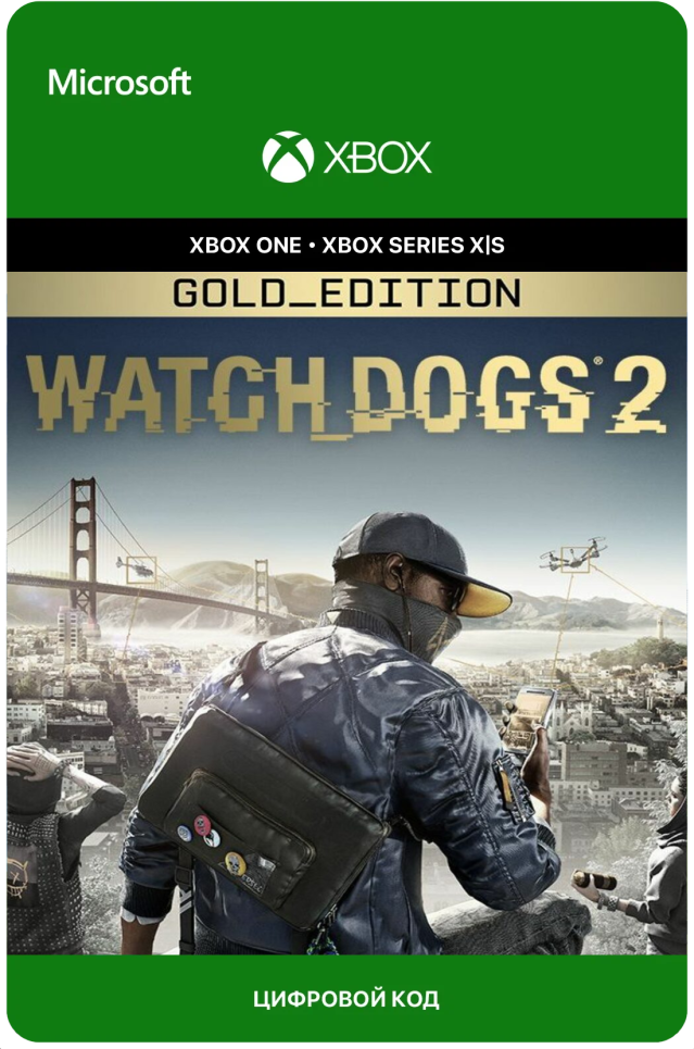 Игра Watch Dogs 2 - Gold Edition для Xbox One/Series X|S (Аргентина), русский перевод, электронный ключ