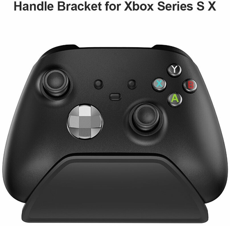 Подставка-стенд для геймпада-контроллера Xbox One , Series S X с отсеком для батареек или аккумулятора черный