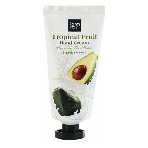 Farmstay Крем для рук Tropical Fruit Avocado & Shea Butter, 50 мл крем для рук тропические фрукты с авокадо и маслом ши 50 мл