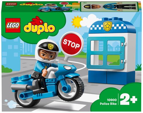 Конструктор LEGO DUPLO Town 10900 Полицейский мотоцикл, 8 дет.