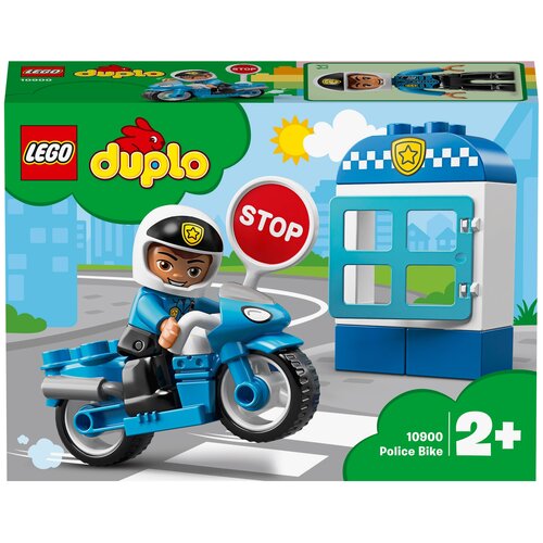 Конструктор LEGO DUPLO Town 10900 Полицейский мотоцикл, 8 дет. конструктор lego duplo town 10900 полицейский мотоцикл 8 дет