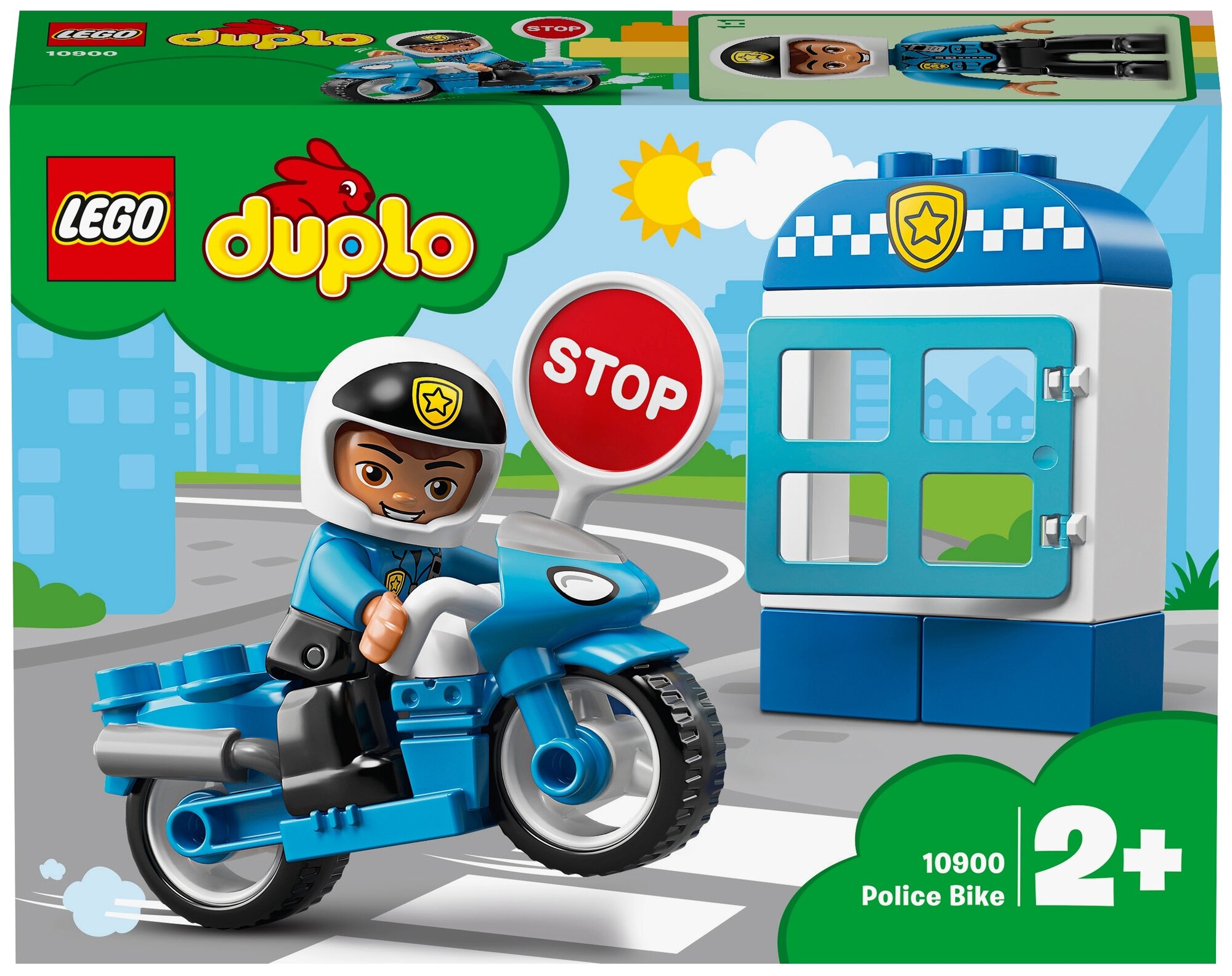 Конструктор LEGO DUPLO Town 10900 Полицейский мотоцикл