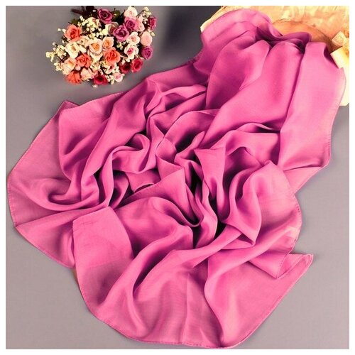 фото Тонкий шарф - палантин tk26452-29 violet g-faricetti