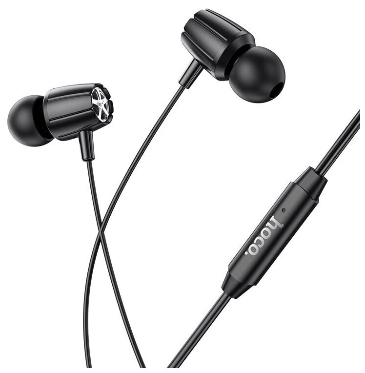 Гарнитура внутриканальная HOCO M88 Graceful universal earphones with mic, black