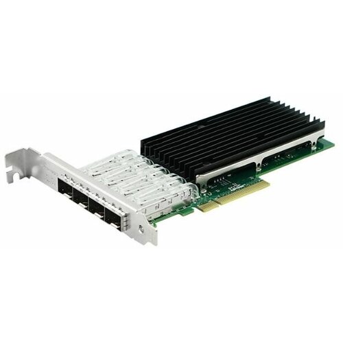 Сетевая карта 10Gigabit Ethernet, 4 SFP+ порта, 4*10G Base-X, 10 Гбит/с, Intel xl710