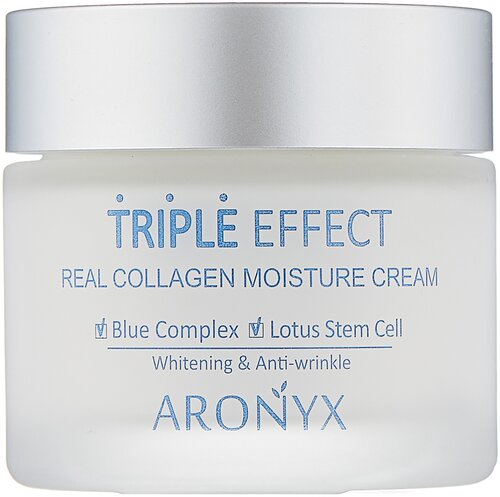 Aronyx Triple Effect Real Collagen Moisture Cream Крем для лица с морским коллагеном, 50 мл