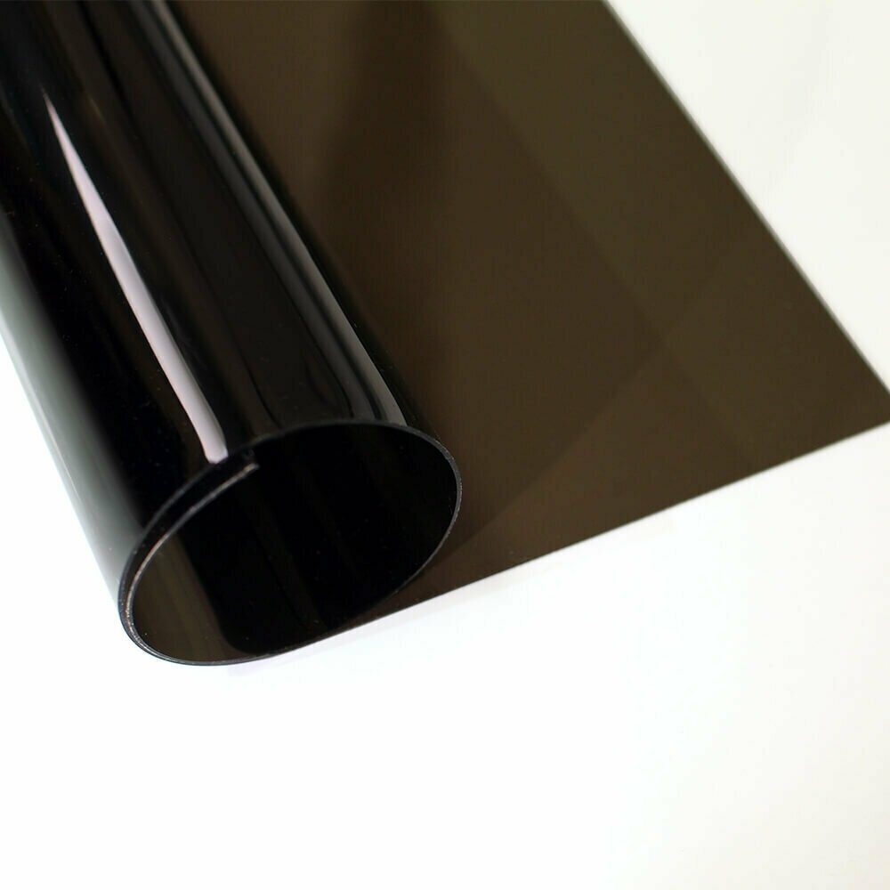Гибкое стекло на стол тонированное 140х20 0.7 мм. Черное гибкое стекло на стол, затемнённая силиконовая плёнка - фотография № 7