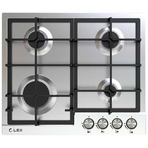 Встраиваемая газовая варочная панель Lex GVS 642 IX цвет нержавеющая сталь 1399000₽