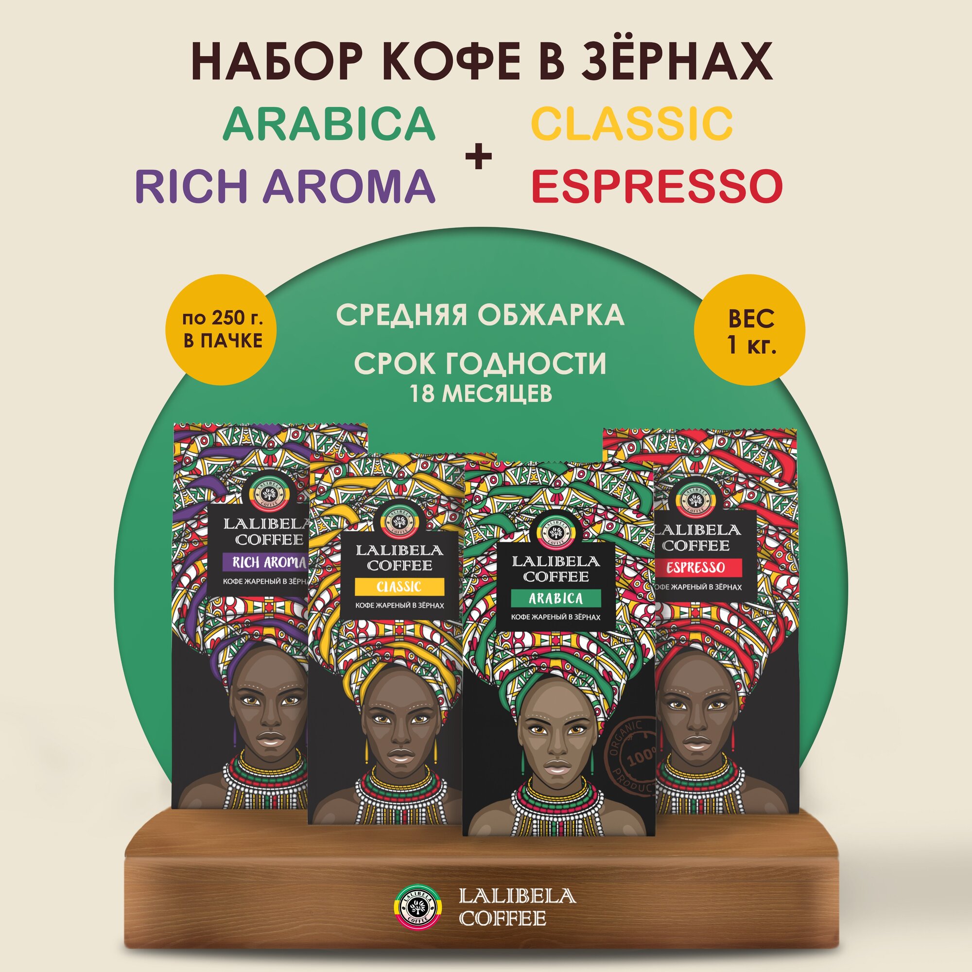 Кофе в зернах Lalibela Coffee Espresso