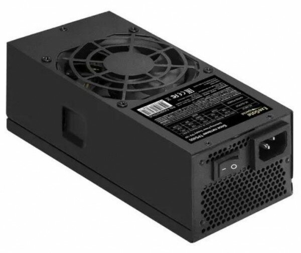 Блок питания 400W ExeGate TPS400 (TFX, 8cm fan, 24pin, (4+4)pin, PCI-E, 3xSATA, 2xIDE, black)