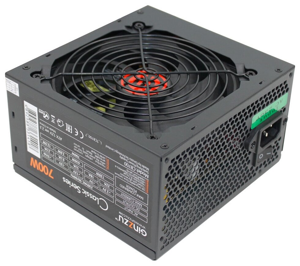 Блок питания 700W Ginzzu CB700