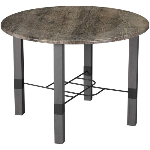 фото Стол журнальный лючия 3101 серый бетон/серый/прозрачное мебелик