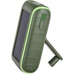 Повербанк с ручной подзарядкой и солнечной панелью Hand Solar Charger - изображение