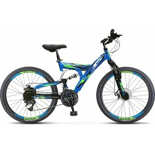 Велосипед Stels Focus MD 24 18-sp V010 рама 16 Синийчёрный LU098194-LU091324 2450000₽