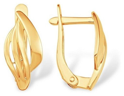 Серьги JEWELIN, красное золото, 585 проба