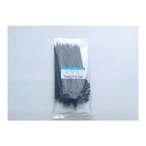 Хомут пластиковый-стяжкa 500мм48мм черный уп-ка 50шт Technik 00-00001218 496₽