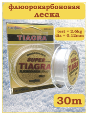 Леска флюрокарбоновая SUPER 0,14TIAGRA