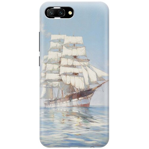 фото Re:paчехол - накладка artcolor для honor 10 с принтом "идеальный парус"