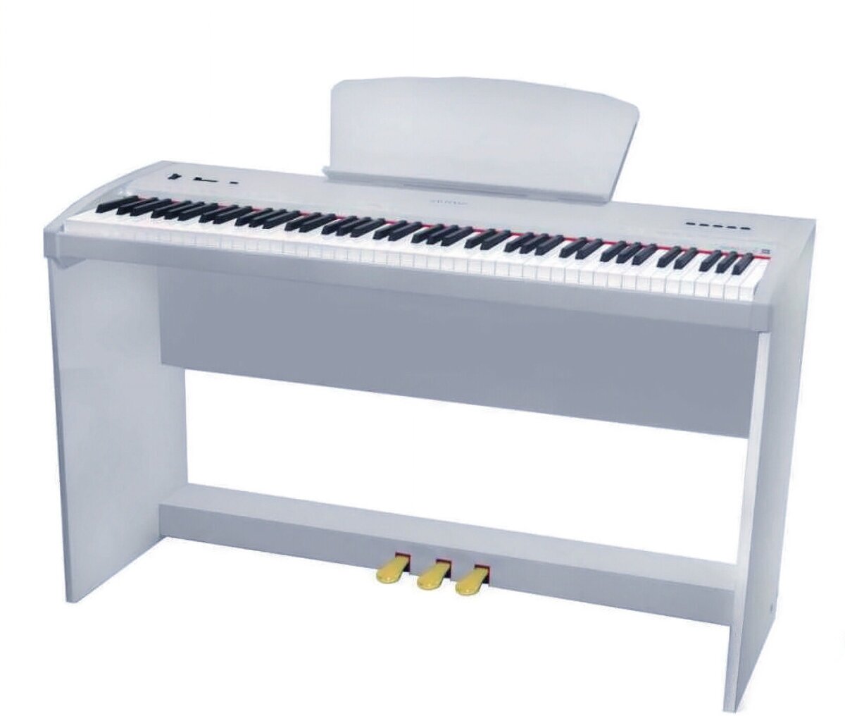 Цифровое пианино со стойкой и блютуз функцией Sai Piano P-9BT цвет белый