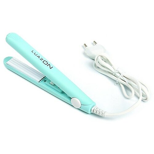 Щипцы-гофре Luazon LW-26 мини 25 Вт керамическое покрытие 65х15 мм до 160 C бирюзовые 57600₽