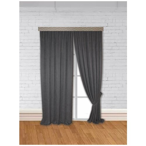 Комплект штор Verona 180*270 - 2 шт. серый
