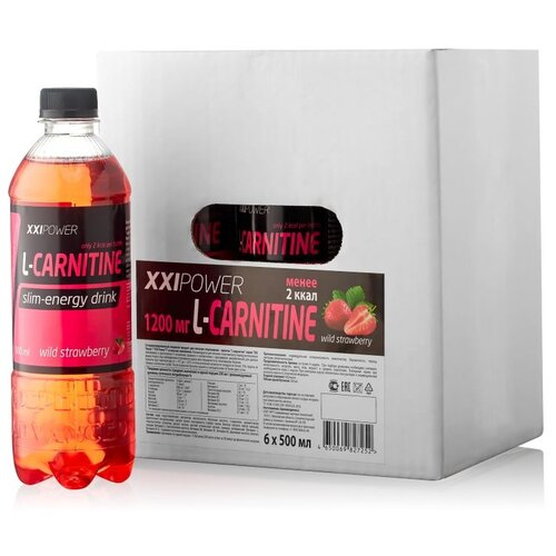 XXI Power L-карнитин 1200, 3000 мл., земляника