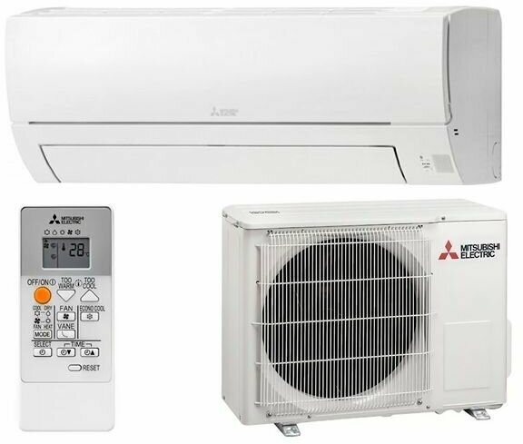 Сплит система Mitsubishi Electric MSZ-HR25VFK / MUZ-HR25VF, Wi-Fi, до 25 кв. м.