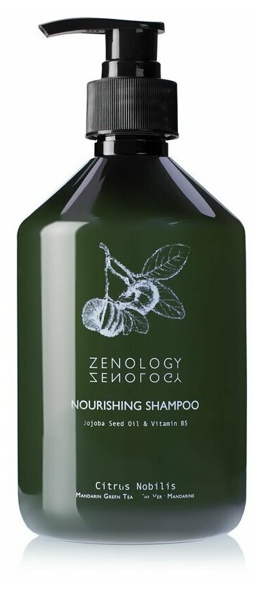 Zenology шампунь Nourishing Citrus Nobilis Mandarin Green Tea, 500 мл