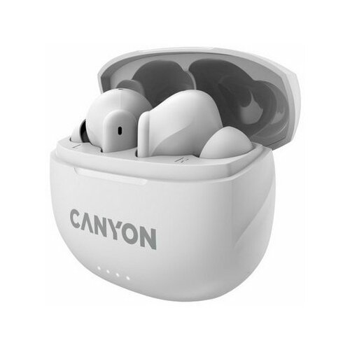 Наушники TWS-8 вакуумные микрофон шумоподавление BT 53 40470 мАч IP33 белые 372800₽