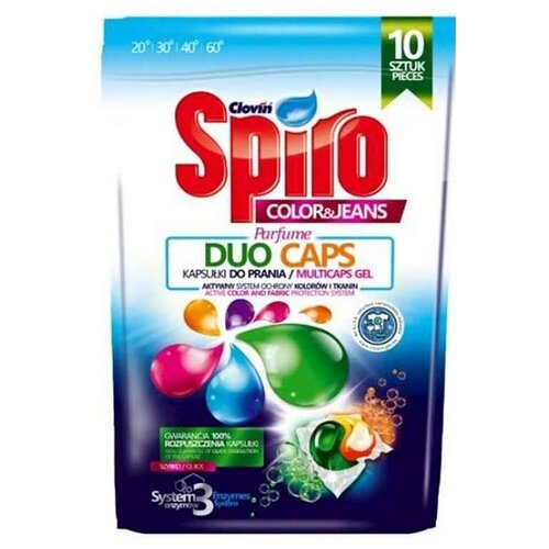 Капсулы для стирки Spiro Duo Caps, 0.018 кг, 10 шт.