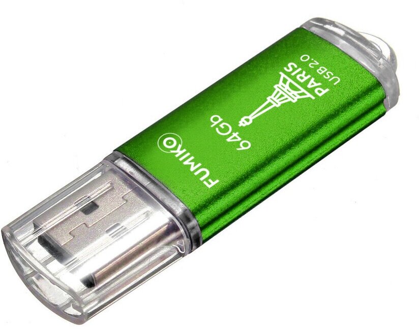 64GB накопитель FUMIKO Paris зеленый