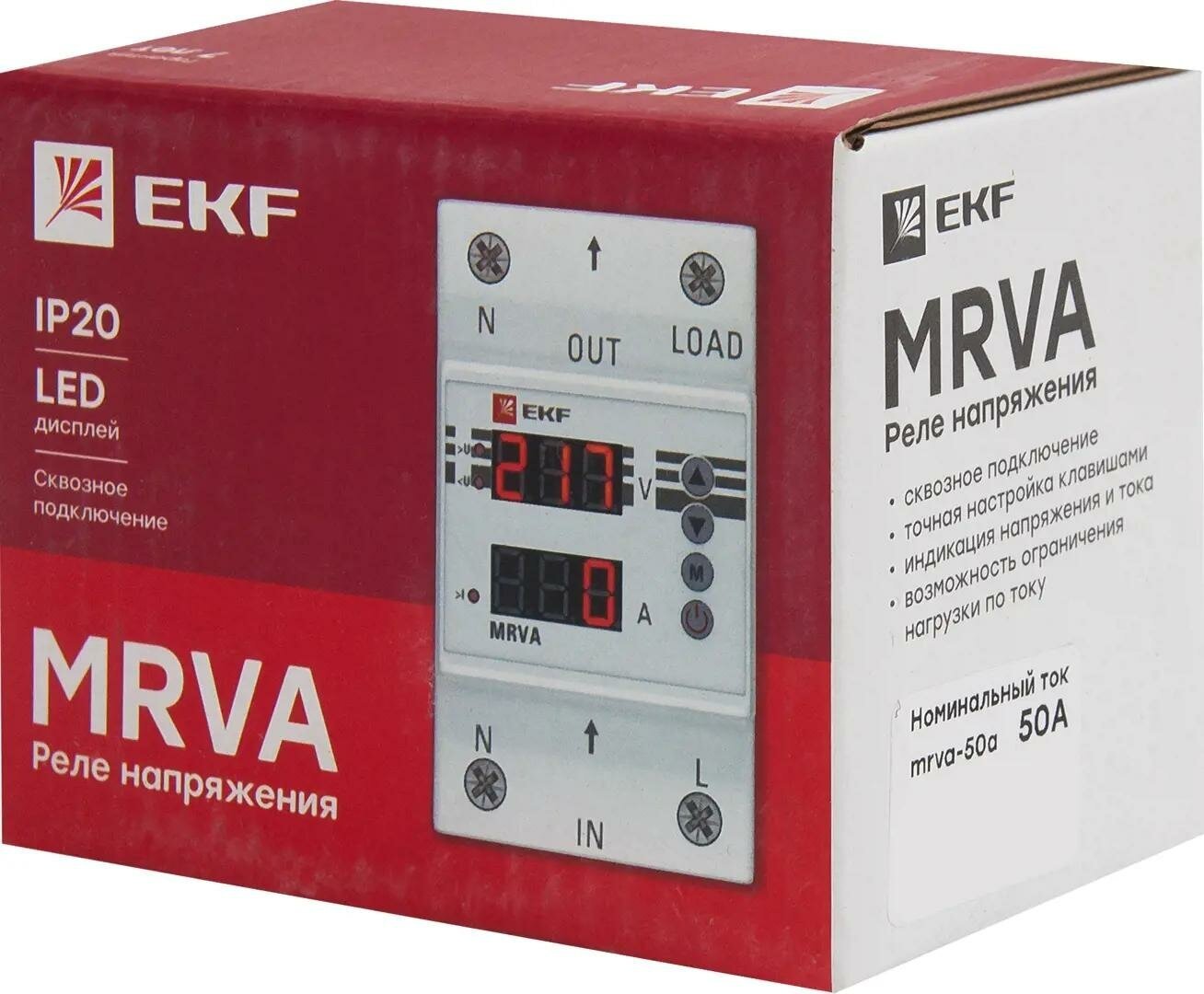 Реле контроля напряжения EKF MRVA-50A - фотография № 5