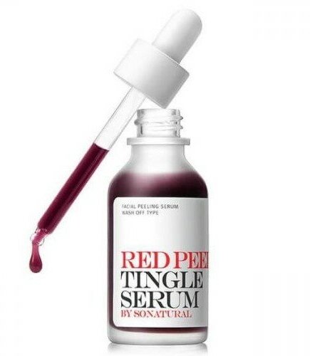 Кислотная сыворотка для лица So Natural Red Peel Tingle Serum