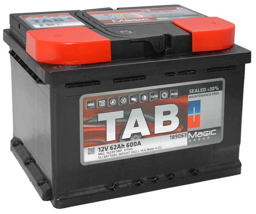 TAB Magic Batterie 12V, 600A, 62Ah 189063 online kaufen!