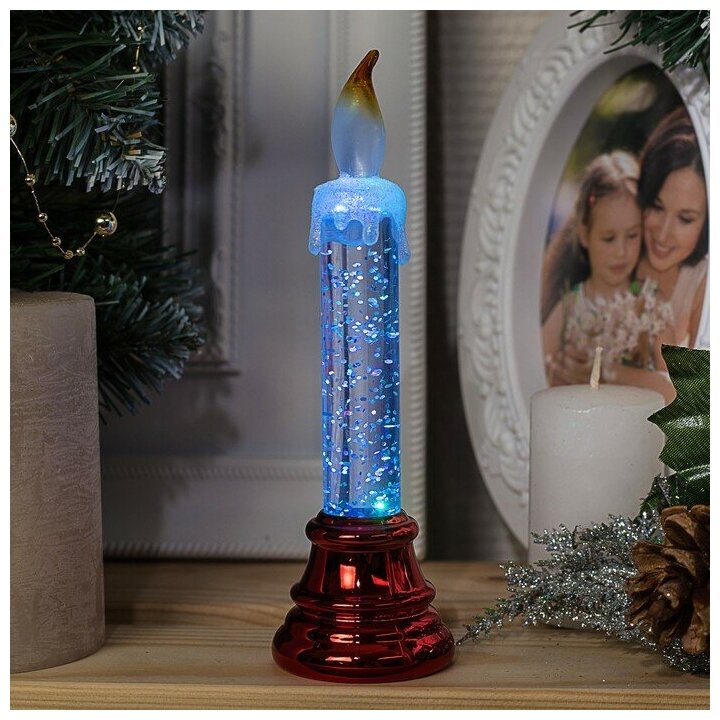 фото Фигурка Luazon Lighting Свеча на ветру, 17 см