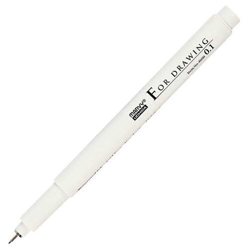 Линер, ручка для черчения и рисования 0,1мм чер. MAR4600/0.1
