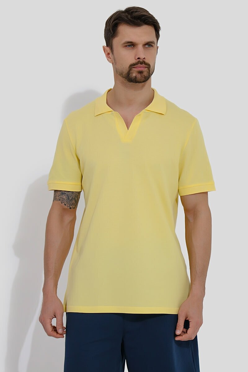 Пижама (футболка+шорты) VITACCI TRM201-27 мужской желтый 50% хлопок, 50% модал футболка+шорты) мужская желтый+50% хлопок, 50% модал/100% хлопок (46-48 (L) - фотография № 4