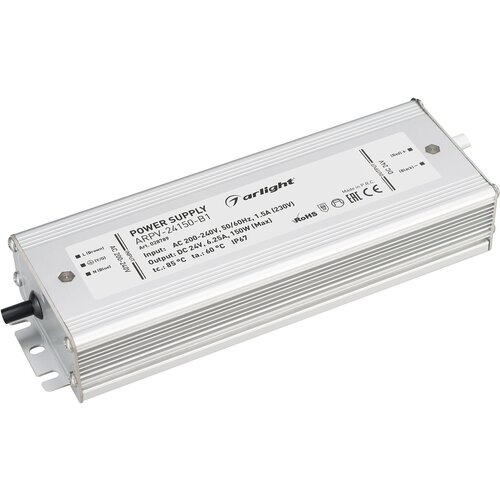 Блок питания (AC-DC) 24V 150W 028789 ARPV-24150-B1 герм IP67 металл блок питания ac dc 24v 200w 09 00900905 tpw 200 24 герм ip67 металл