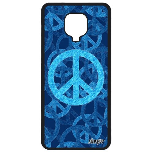 фото Чехол для мобильного xiaomi redmi note 9s, "peace and love" мир и любовь символ utaupia