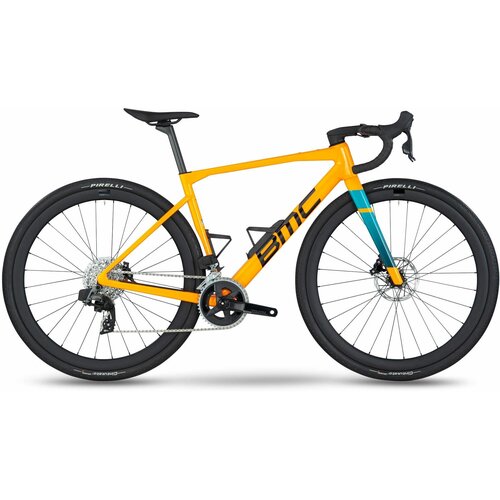 Велосипед гравел BMC Kaius 01 THREE Sram Rival AXS Orange/Black/Turquoise 2023 (30002493, 56)