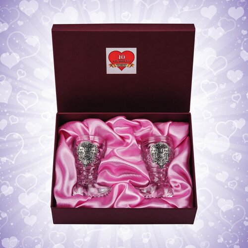 Набор подсвечников на 10 лет свадьбы Два сапога пара