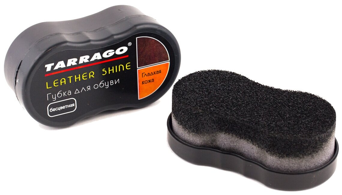 Tarrago Губка Leather Shine черная