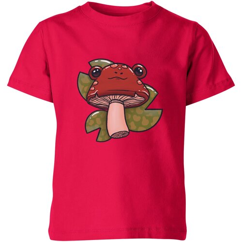 Футболка Us Basic, размер 4, розовый мужская футболка лягушка грибочек s черный