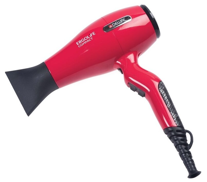 Фен DEWAL PRO 03-002 ErgoLife Compact, red